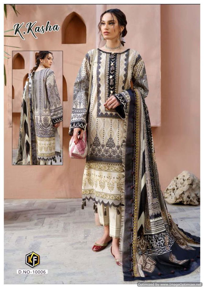 K Kasha Vol 10 By Keval Printed Heavy Cotton Pakistani Dress Material Wholesalers In Delhi